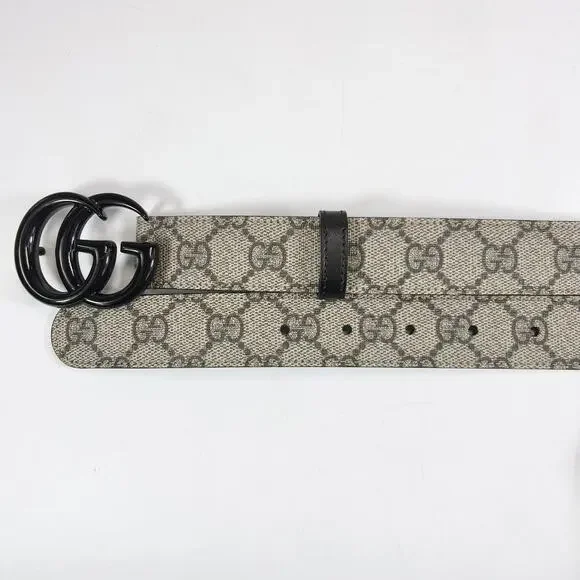 Gucci Beige and Black Women's Belt - Picture 4 of 7